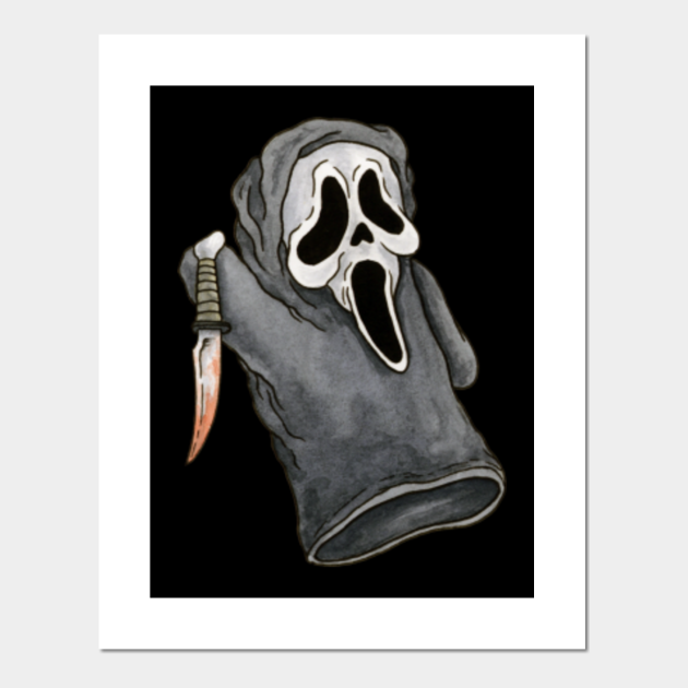 Ghostface, Scream Horror Hand Puppet Ghostface Posters and Art